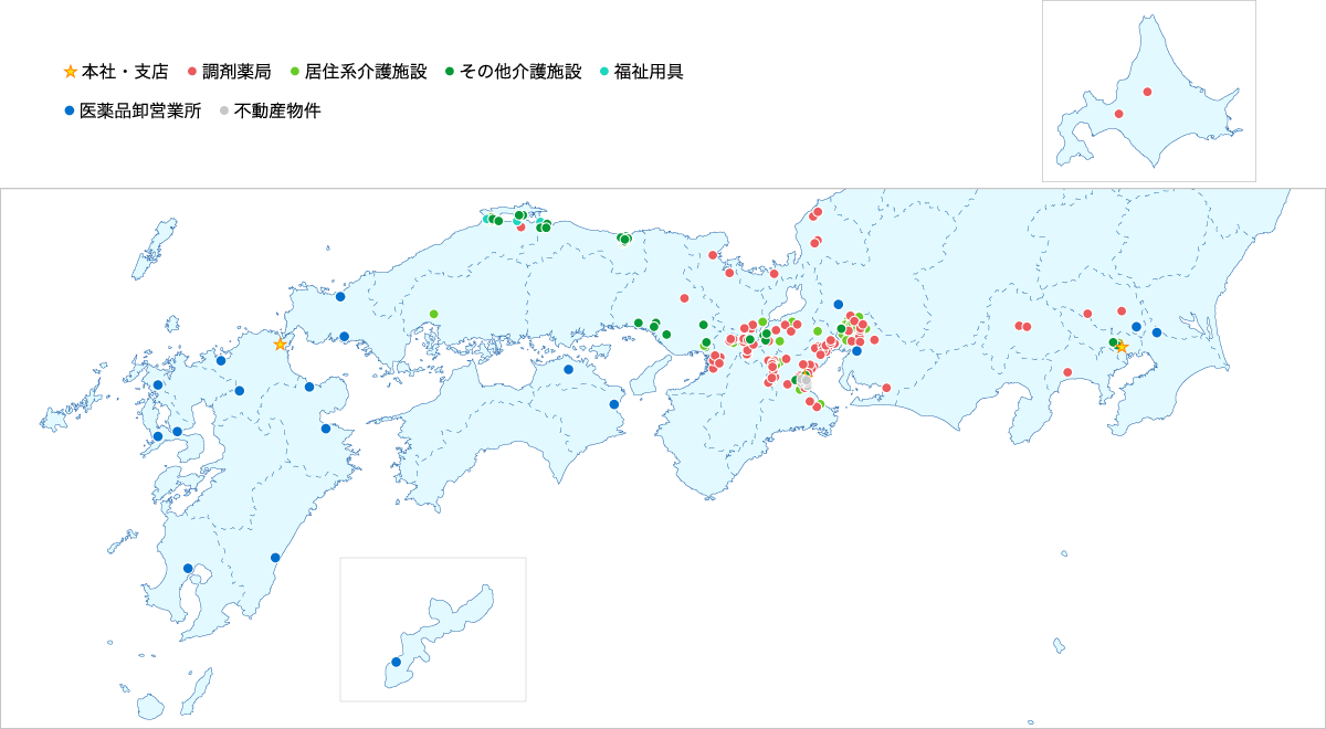 事業展開地域医一覧図