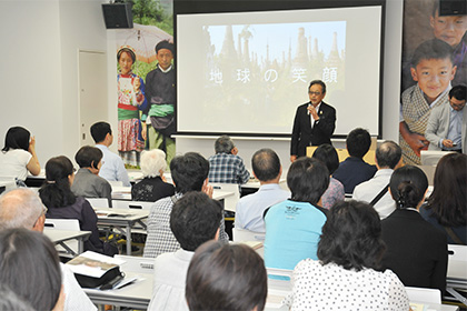 関口氏自身によるトークショー